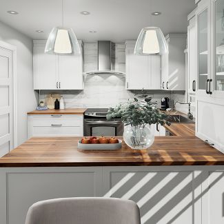example of bright white kitchen polyester walnut laminate countertops 3d virtual universe
