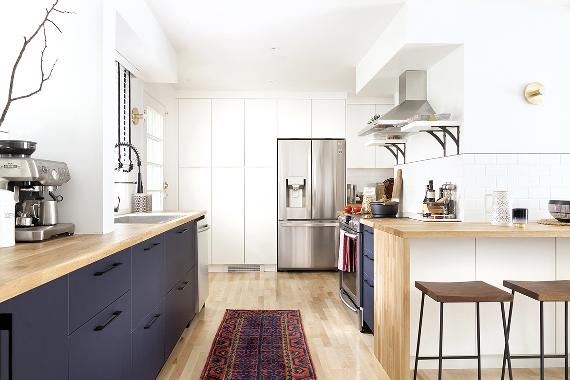 Bohemian mid-century kitchen